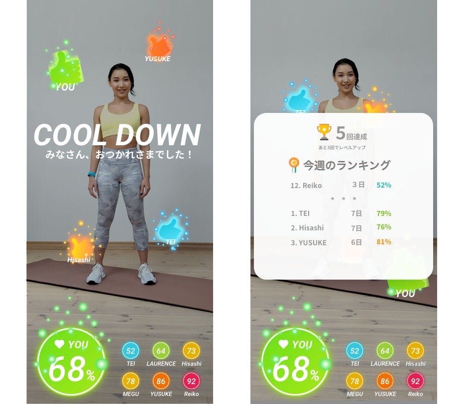 あなたの1日が変わる。たった5分の心拍数連動エクササイズ「Smart