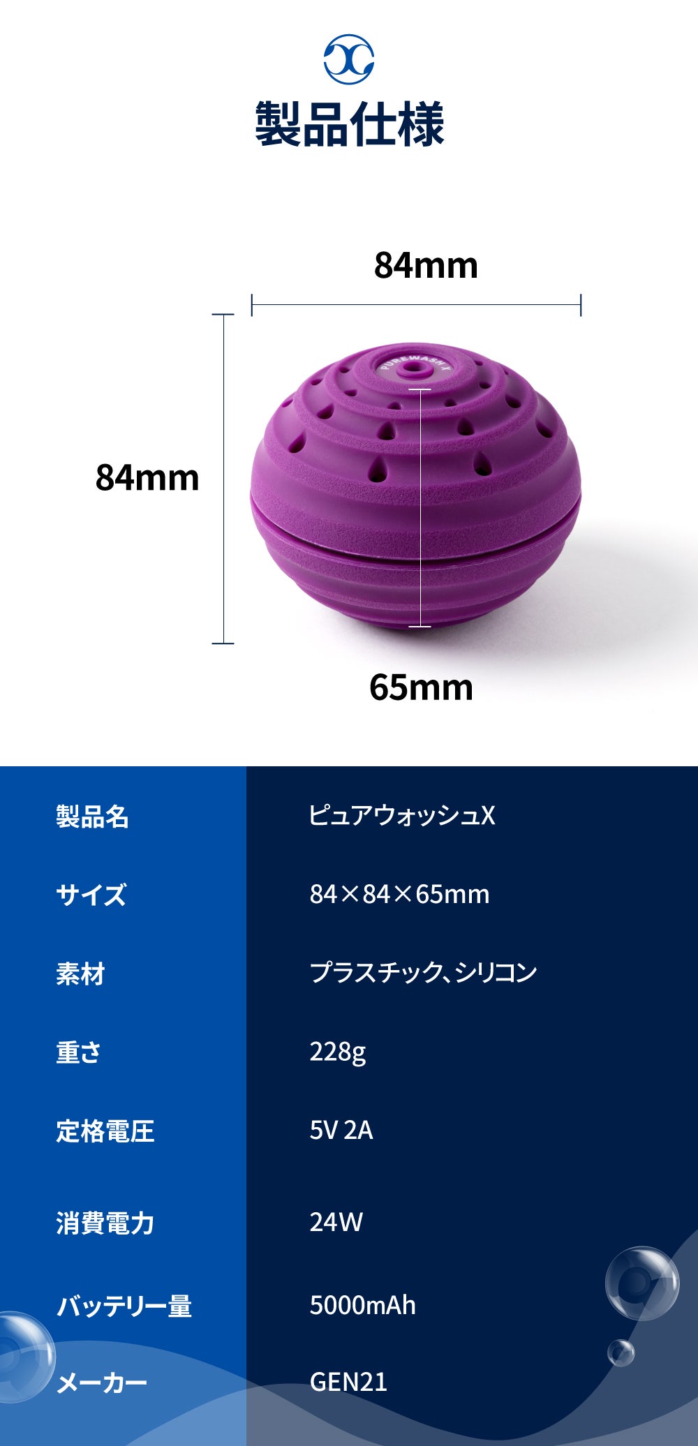 ハンディ洗濯機 紫色 透明ボディ ハンディ洗濯機 紫色 透明ボディ ハンディ洗濯機 紫色 透明ボディ