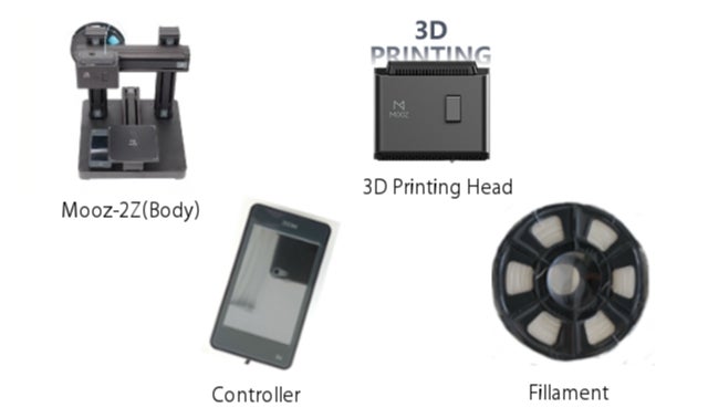 3Dプリンター MOOZ 2Z　フルセット レーザ彫刻 /CNC彫刻　ユニット付 3Dプリンター MOOZ 2Z フルセット レーザ彫刻 /CNC彫刻 ユニット付