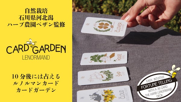 簡単！自分で占える！？ハーブ農家と占い師がコラボ、オリジナル占いカード