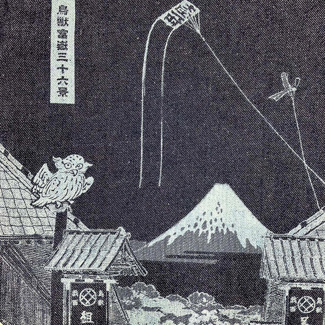 Makuake｜【倉敷デニム】鳥獣戯画×葛飾北斎のレーザー彫刻デニムバッグ