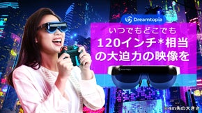 軽量設計＆高画質！HDMIで接続してすぐにプレイできるヘッドディスプレイグラス