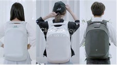 防犯性を保ち軽量化を実現。究極のスマートバッグパック Clickpack JOY