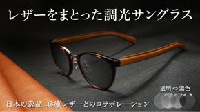 世界を魅了する兵庫レザーとの融合　「ＣＩＥＮＥＧＡ」　ＮＸＴ調光サングラス