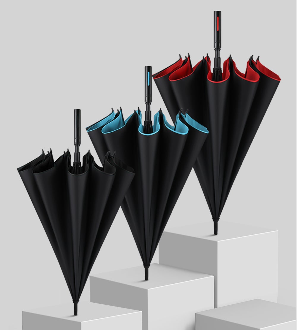 もう絶対に傘を折りたくない人のための【20本骨】超耐風・超大型