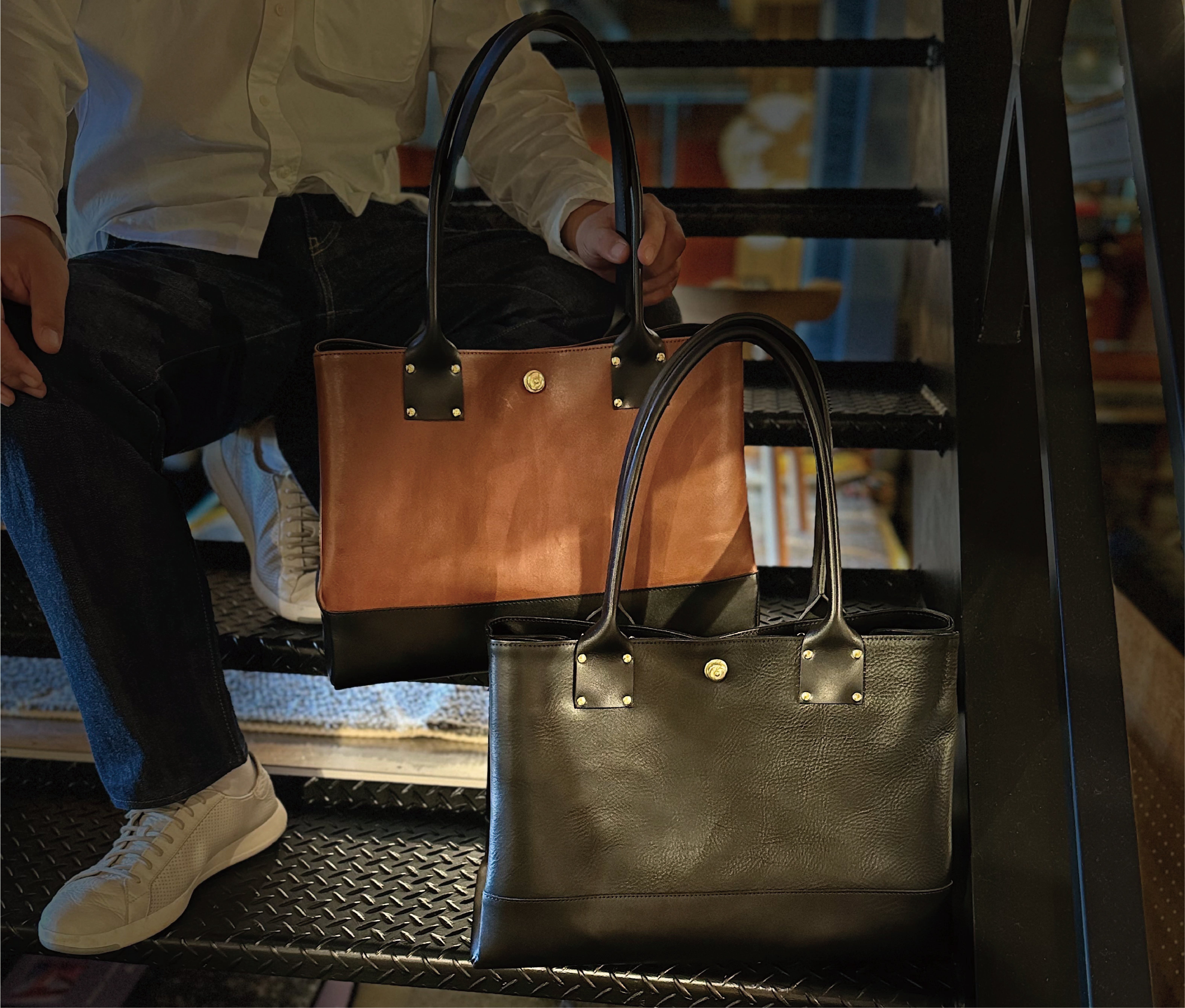 ヴィンテージワックスの深い味わいで大人の雰囲気纏う『本革