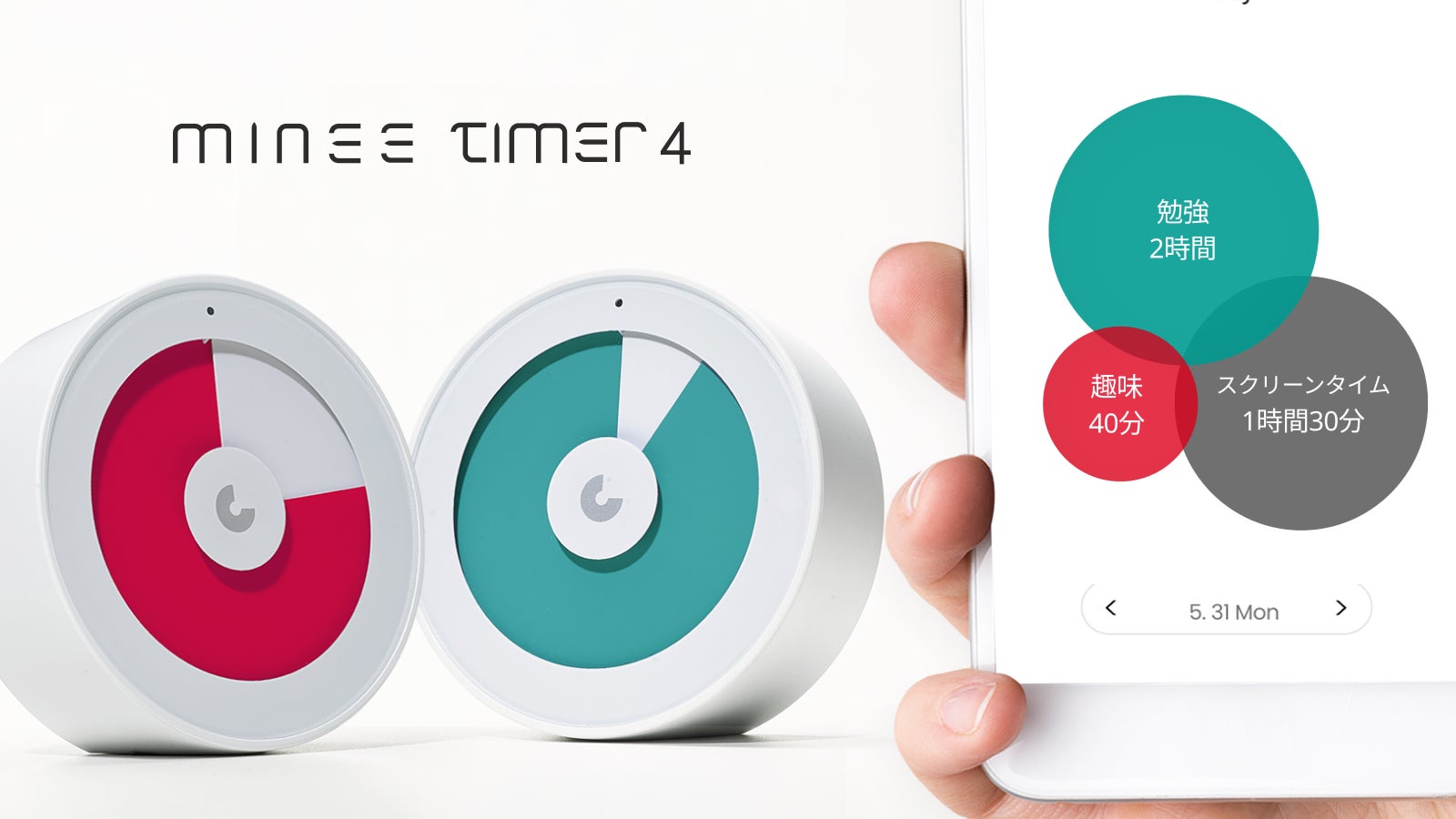 minee4  ミッドナイト　マイニータイマー ポモドーロタイマー Amazon｜minee 4 [正規品] : 集中習慣追跡、視覚化タイマー