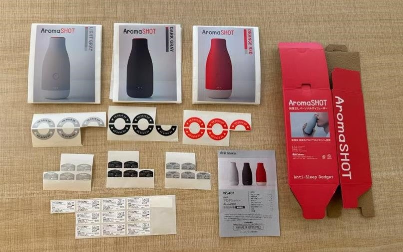 超清涼・刺激アロマを睡魔にショット！目覚ましデバイス：AromaSHOT 美品 注意】超清涼・刺激アロマを睡魔にショット！目覚ましデバイス