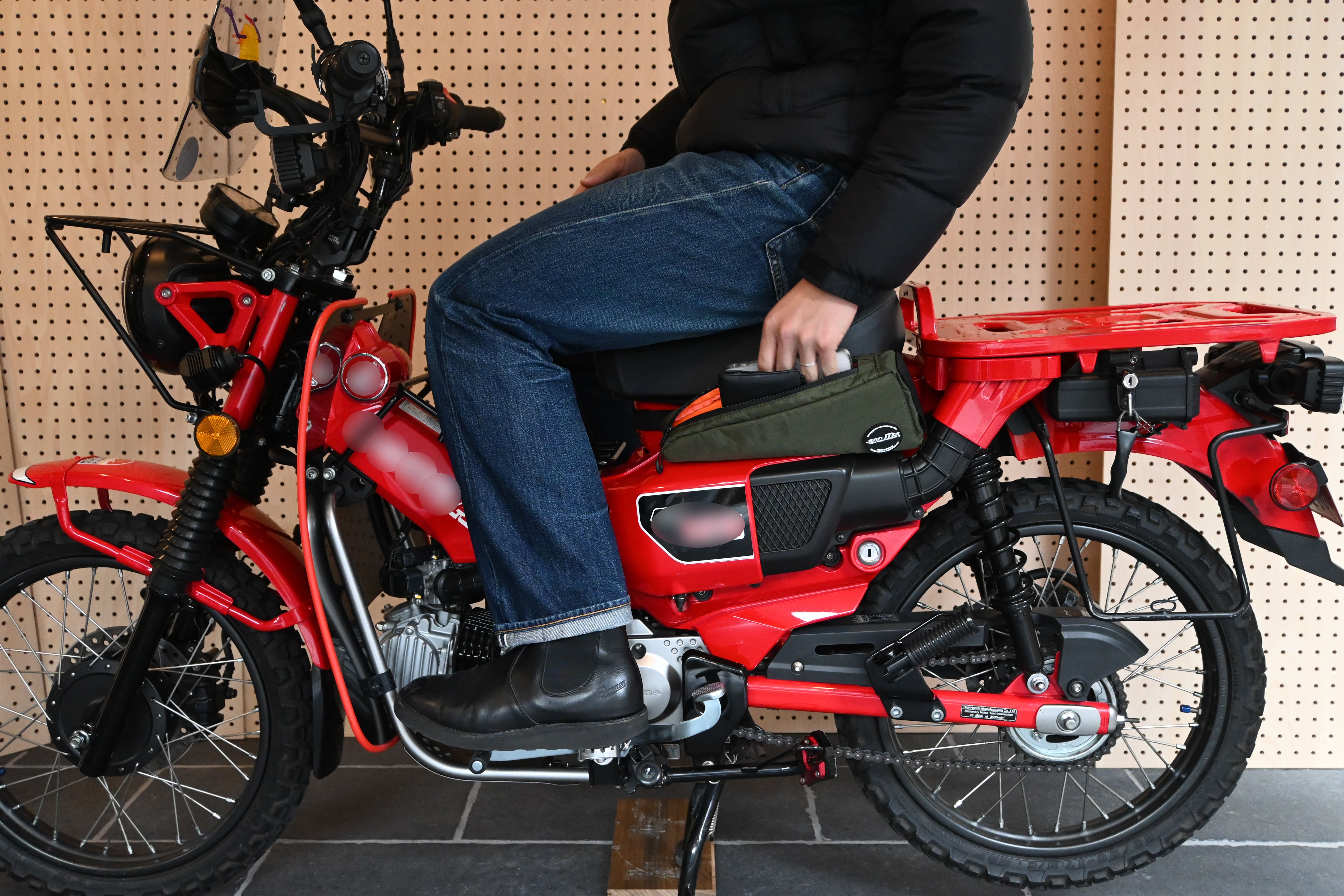 CT125ハンターカブ専用設計】3WAYシートバッグ｜マクアケ - アタラシイ