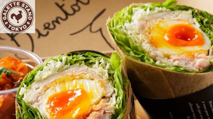 珍しい!! 蕎麦粉10割のラップサンド