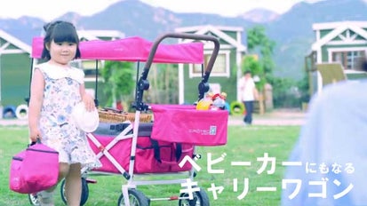 持ち運びも便利！ベビーカーにもなるクロテックワゴン(CROTEC WAGON 