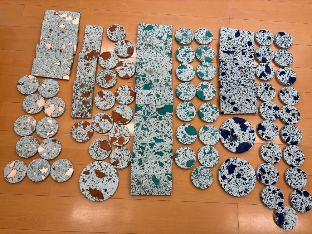 Makuake｜大谷石をカラフルにアップサイクル！インテリアを彩るトレー