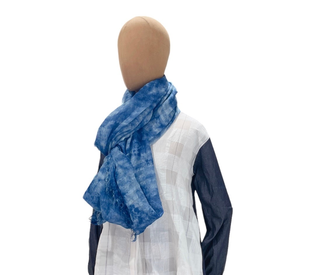 正絹 紅型染 薄藍色×藍色 付け下げ 仕付け糸付き 未使用 楽天市場】裾よけ 阿波藍染め コットン100% 日本製 徳島伝統工芸品