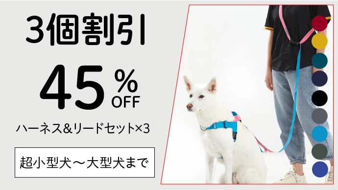 もう引っ張らない快適な散歩！リードが外れにくい二重安全装置。リード