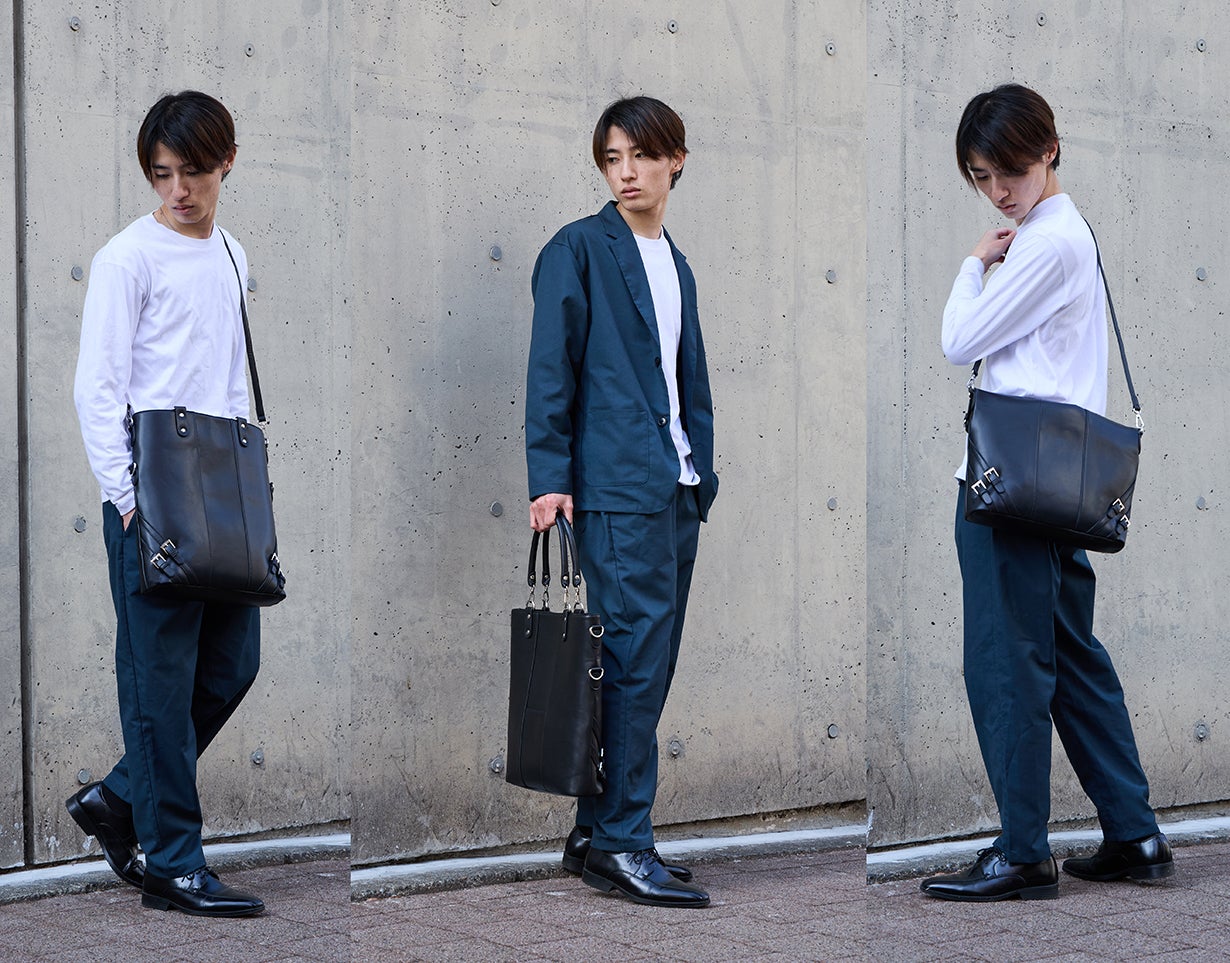 優れた耐久性！持つだけでオシャレ見えする6WAYトートバッグ【ユニ