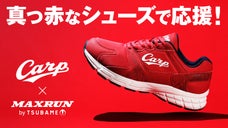 カープ愛！足元から鮮やかに。 毎日使える広島東洋カープ承認コラボシューズ新登場！