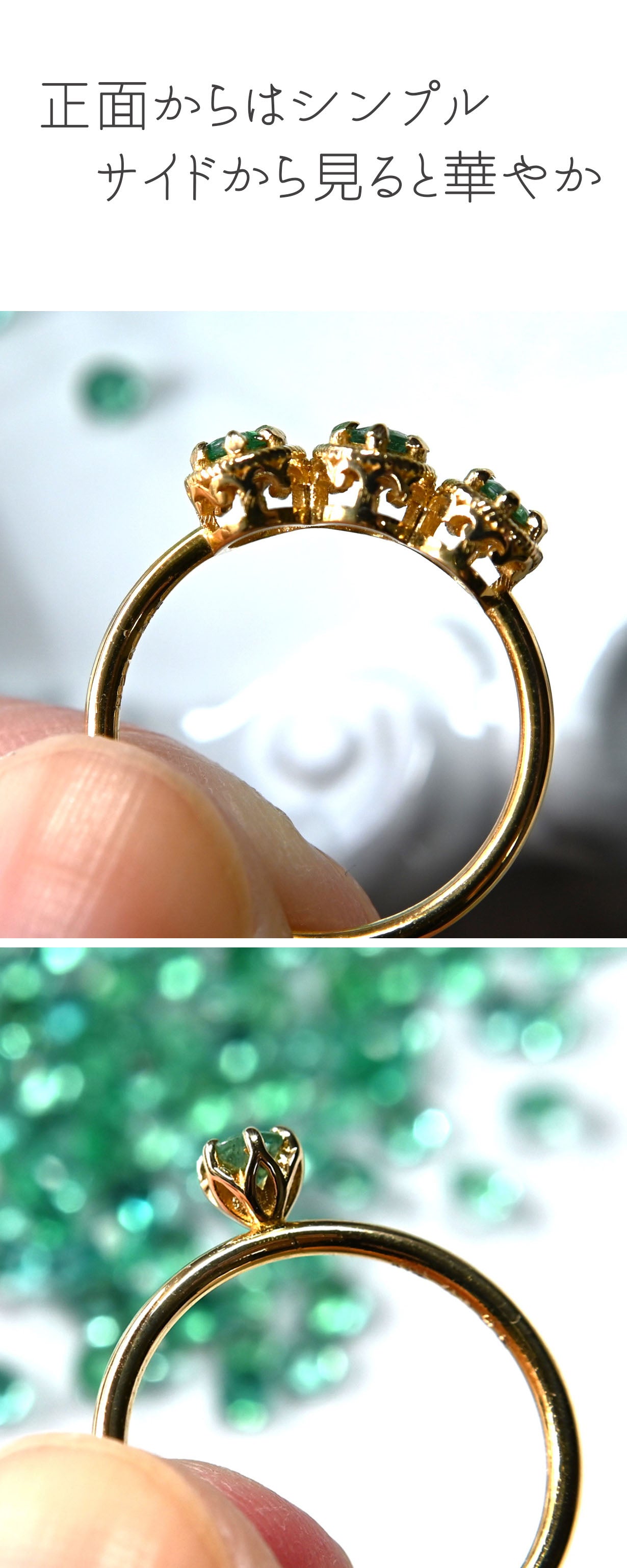 インド宝飾会社が手掛ける、可愛いデザイン。パステルカラーの