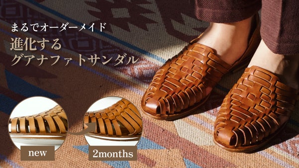 【イタリア名門高級天然革・ハンドメイド】限りなくピタッと馴染む！レザーサンダル