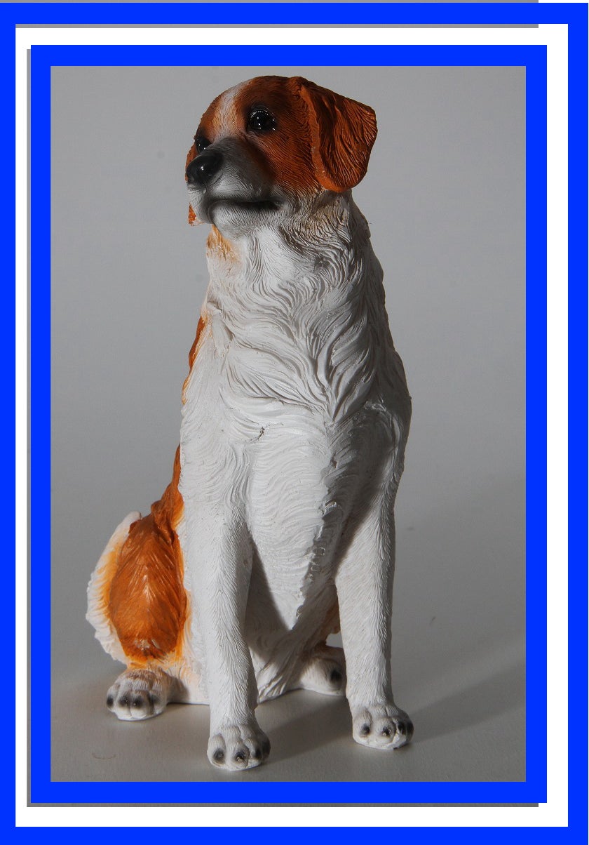 人気野球選手の心ときめく愛犬「コーイケルホンディエ」リアルな置物