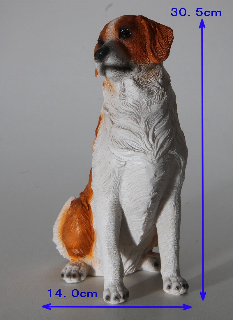 人気野球選手の心ときめく愛犬「コーイケルホンディエ」リアルな置物