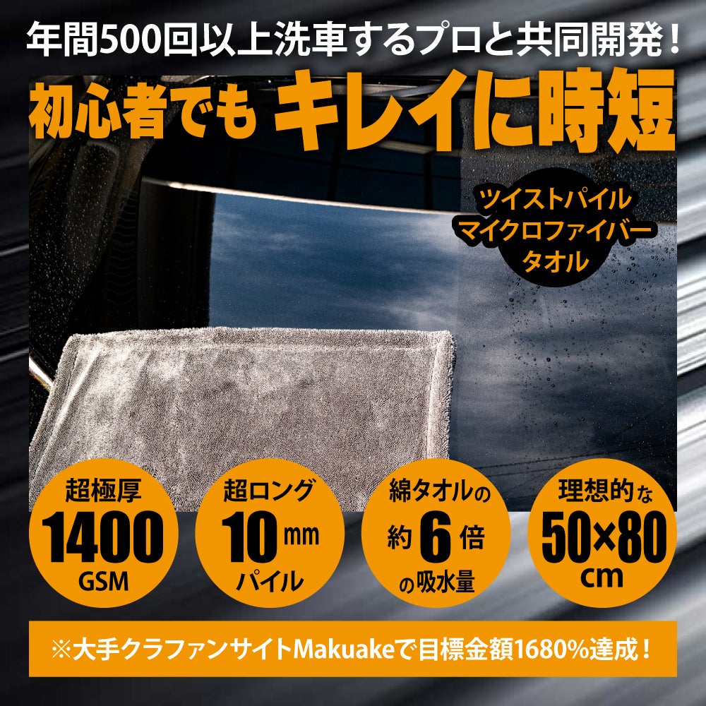 Makuake｜タオルはここまで進化した！吸水力と使いやすさを徹底的に