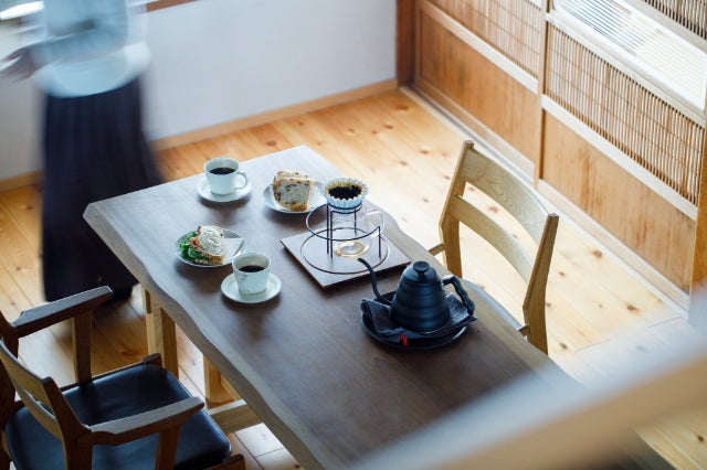 これひとつで、喫茶気分。お気に入りのマグも添えられるコーヒー