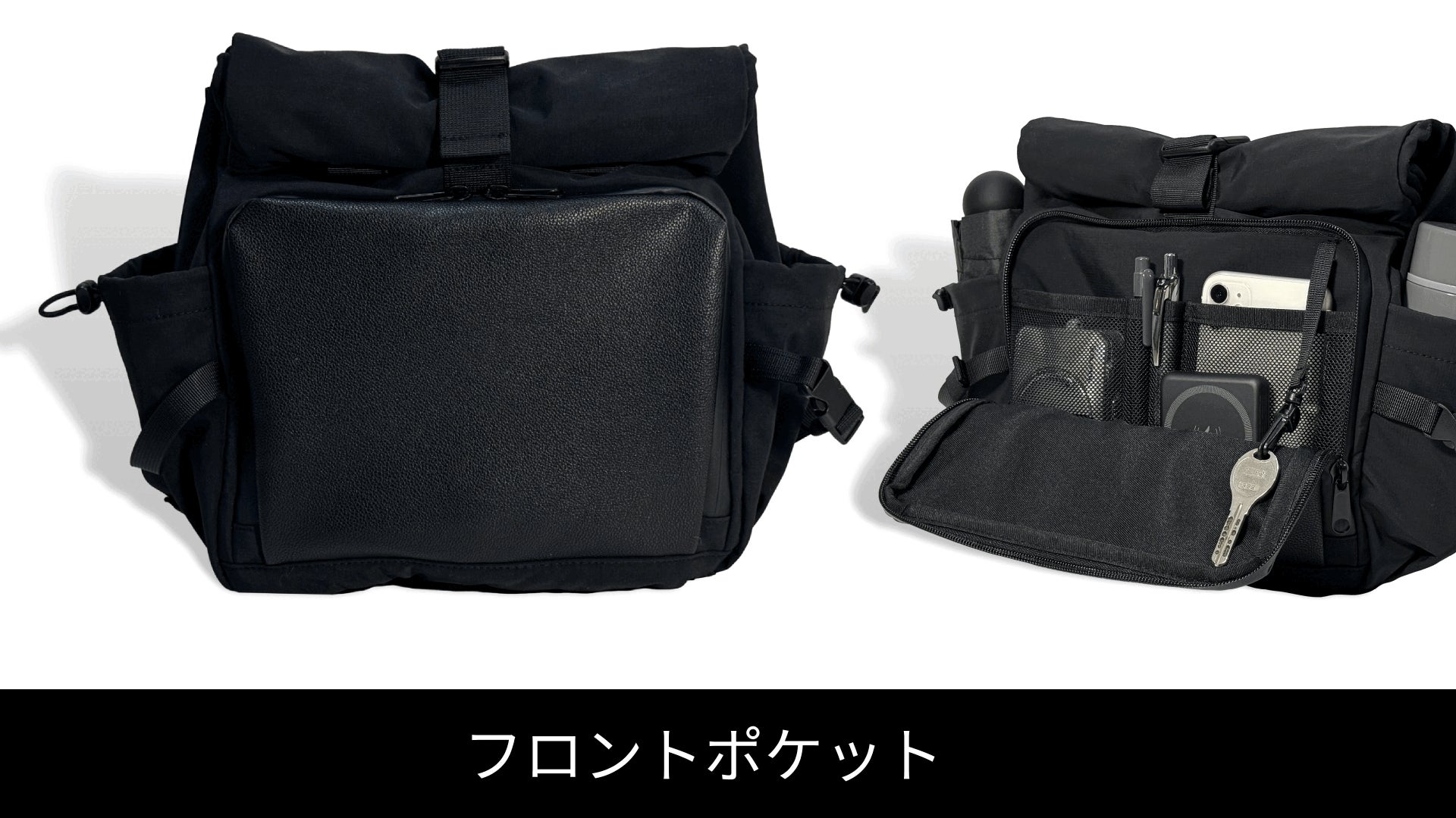 MAKUAKE 4way 高級再生レザー　ドラムバッグ　ブラック MAKUAKE 4way 高級再生レザー ドラムバッグ ブラック MAKUAKE