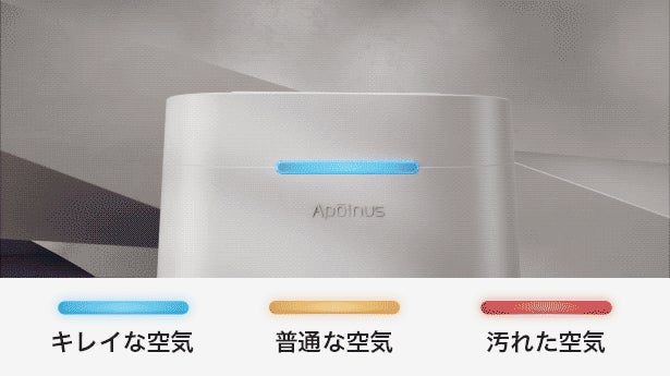 マクアケ Apolinus 空気清浄機 5段階交換不要フィルター マクアケ
