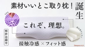 【冷感-11.6℃で夢の中までひんやり快適】2つの素材いいとこ取り枕｜特許出願中