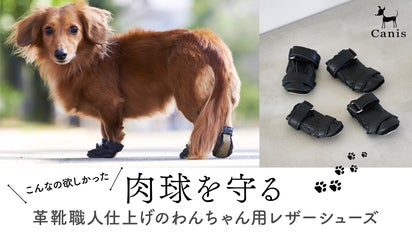 革靴職人が製作】愛犬の足を危険から守る！上質イタリアンレザーの小型