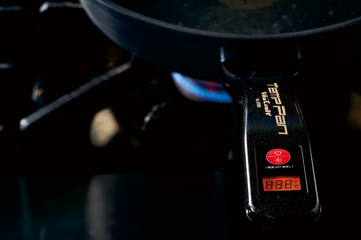 ビタクラフト　TempPan 22cm　温度計付き　新品未使用品 常識をくつがえす、温度が見えるフライパン。ビタクラフト｜マクアケ