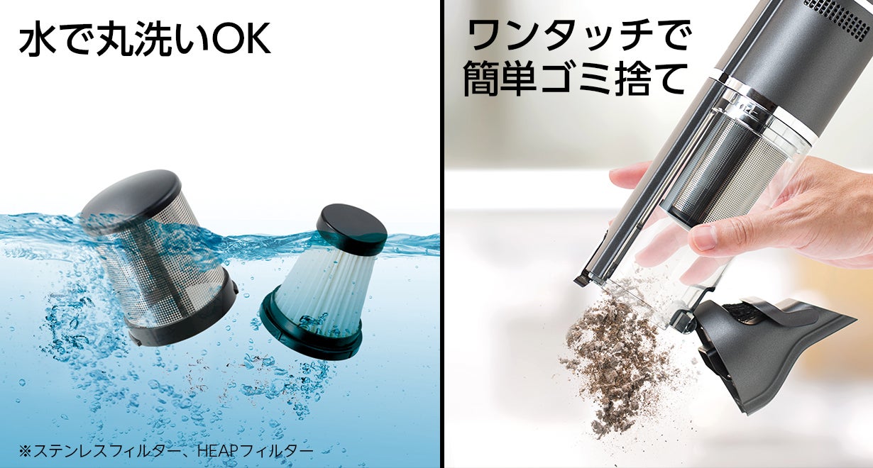 未体験の軽さ×驚きの吸引力！進化したマルチクリーナー【インビクタス