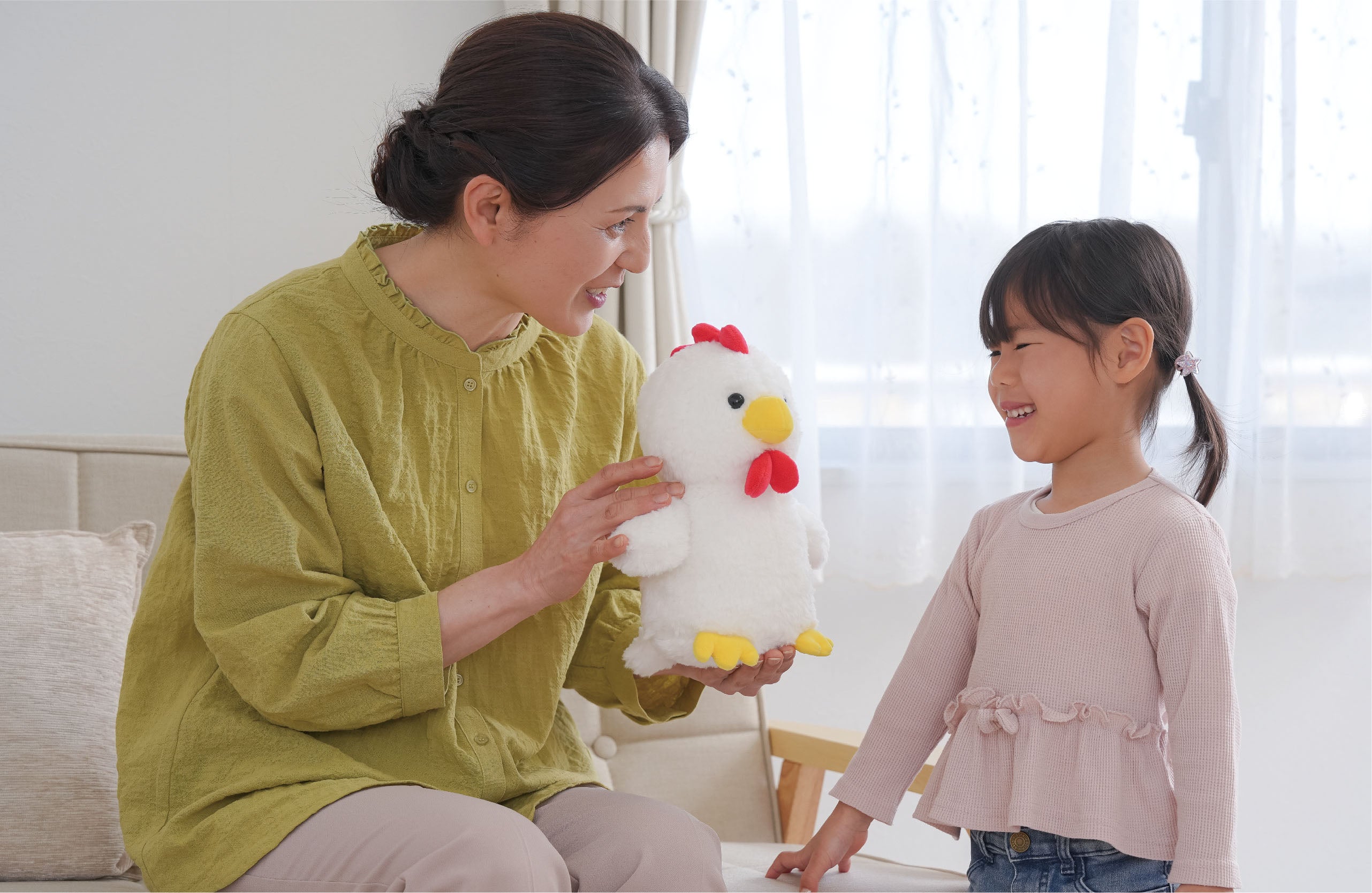 体操コッコちゃんと一緒に元気な体づくり！夜はすやすやメェちゃんと