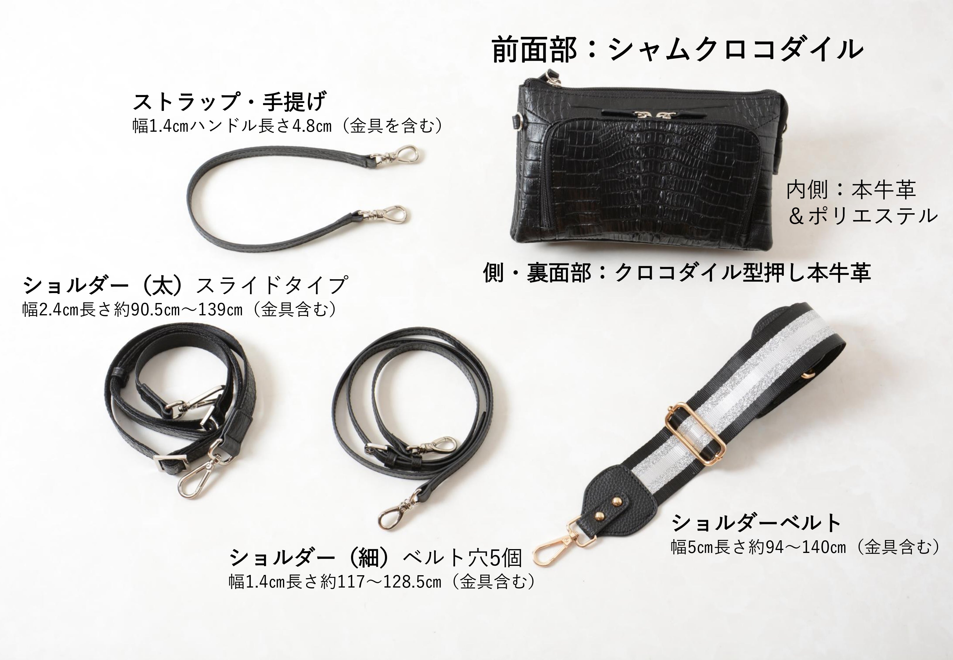 贅沢な高級感、驚きの機能性「クロコダイル 5WAYバッグ」｜マクアケ