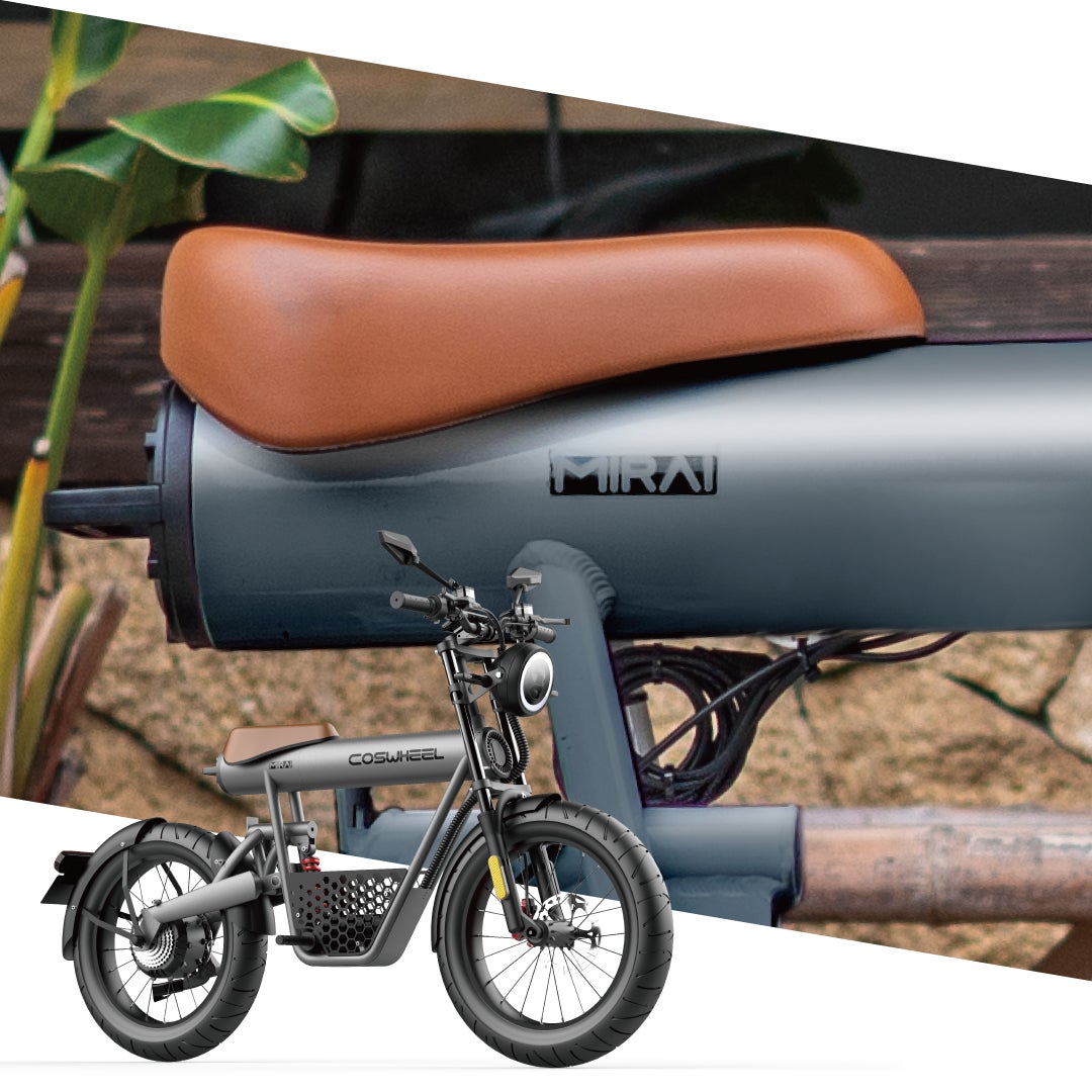 1.9億円を集めたCOSWHEELから100%電動バイクが登場｜原付一種&二種