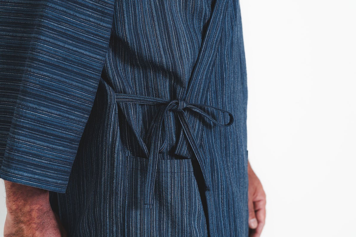 500年の歴史ある三河木綿で織る“普段使いもできる”甚平｜涼を感じる