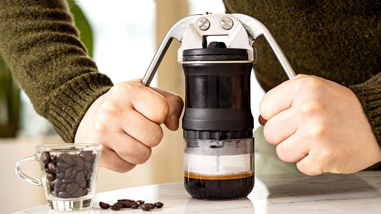 Leverpresso Pro エスプレッソマシン Amazon.com: LEVERPRESSO