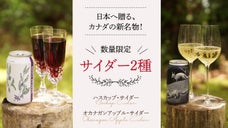 カナダ発【天然果汁を使用したサイダー2種】サイダーで夏を乗り切りませんか？