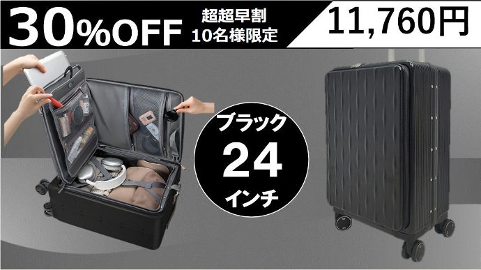 2面直立＆3面出し入れ可能なスーツケース｜マクアケ - アタラシイもの