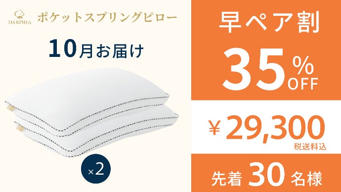 DARPHILA ポケットスプリング枕 DARPHILA ポケットスプリング枕 スプリング内蔵枕が新登場！どんな寝