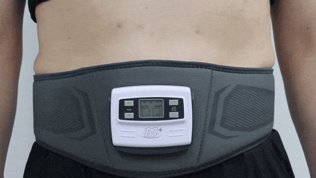 1日15分！最大100Hzの15段階腹筋刺激!超強力EMSベルトボディスリーマー