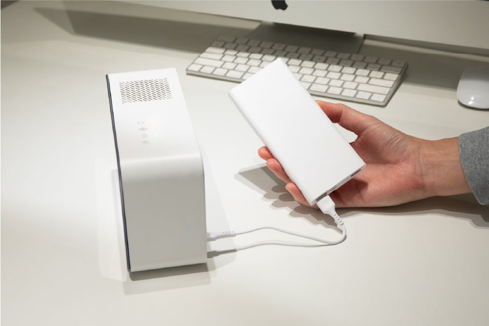 フィルター不要】水の力だけで強力消臭！臭気濃度まで知らせる『VIDEL