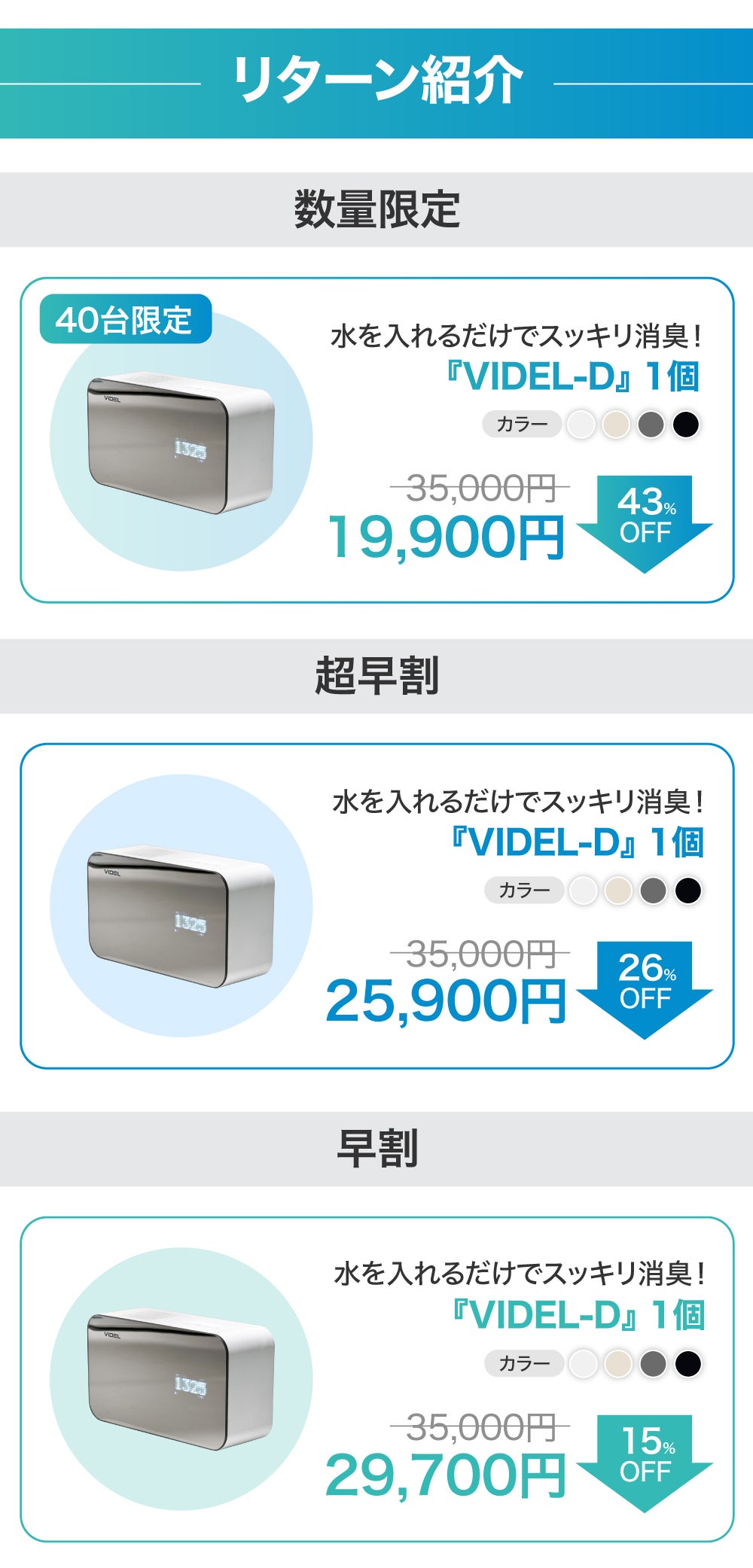 新品未使用　VIDEL-D フィルター交換不要　脱臭 新品未使用 VIDEL-D フィルター交換不要 脱臭｜Yahoo!フリマ（旧