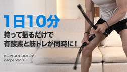 Z-rope3 ロープレスバトルロープ 究極の運動効果！家で手軽に使えるロープレスバトルロープ「Z