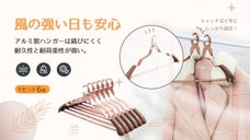 革新ハンガー！重宝の設計【折り畳み式アルミクリップハンガー】使い大変満足！