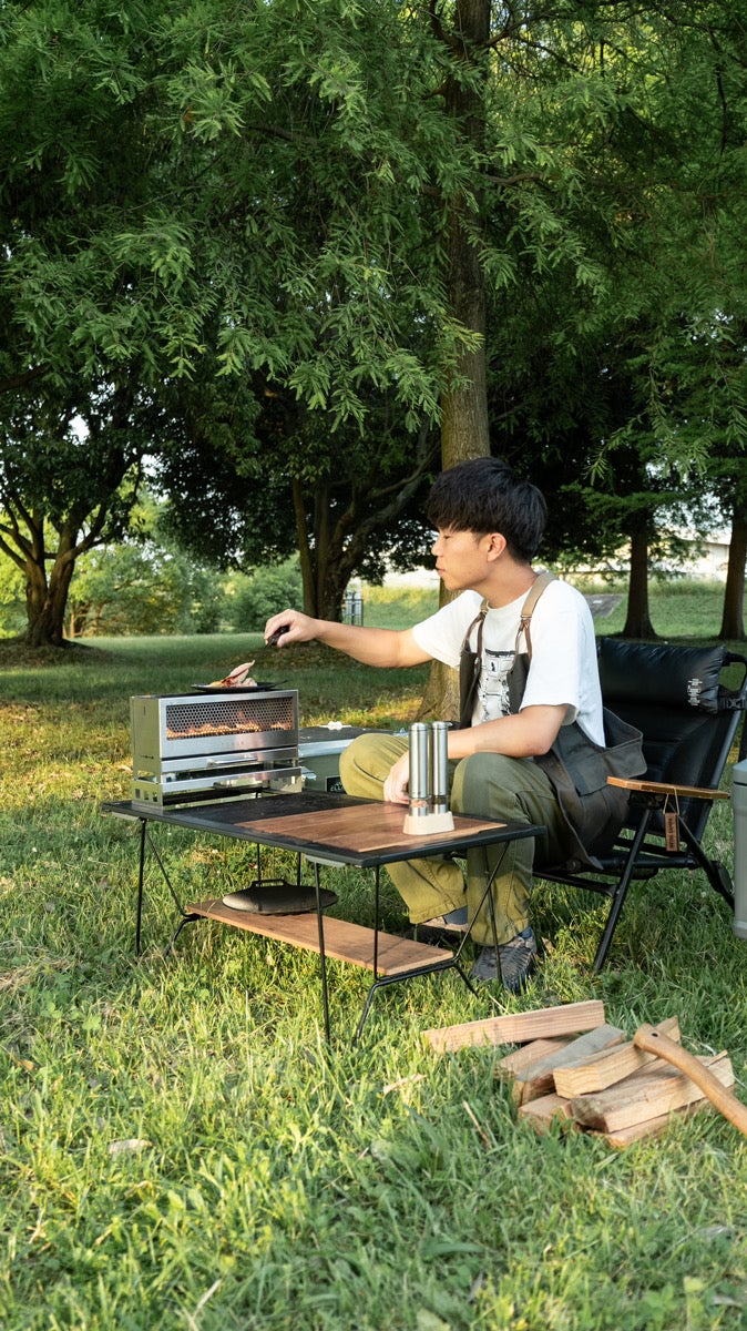 Makuake｜【コンパクト焚き火台グリル】韓国ブランドTADAKが上陸！30秒
