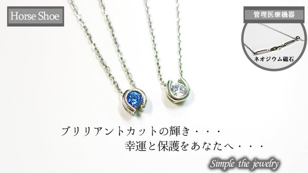 お洒落な馬蹄型トップの磁気ネックレスで健康と美しさを手に入れる！
