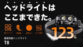 【圧倒的に明るいヘッドライト】夜間の作業から防災まで！超高性能ヘッドライト｜T8