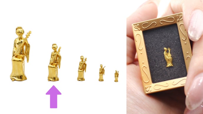 七福神の中で唯一の女神さま」純金製品のJUNGOLD【純金の弁財天】の