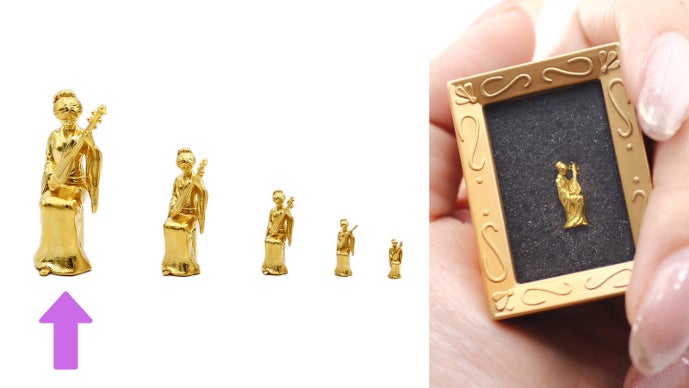 七福神の中で唯一の女神さま」純金製品のJUNGOLD【純金の弁財天】の